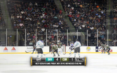 ICERAYS FALL 4-1 ON STARS & STRIPES NIGHT