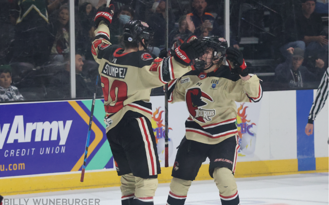 Four Goal Period Propels IceRays to Victory
