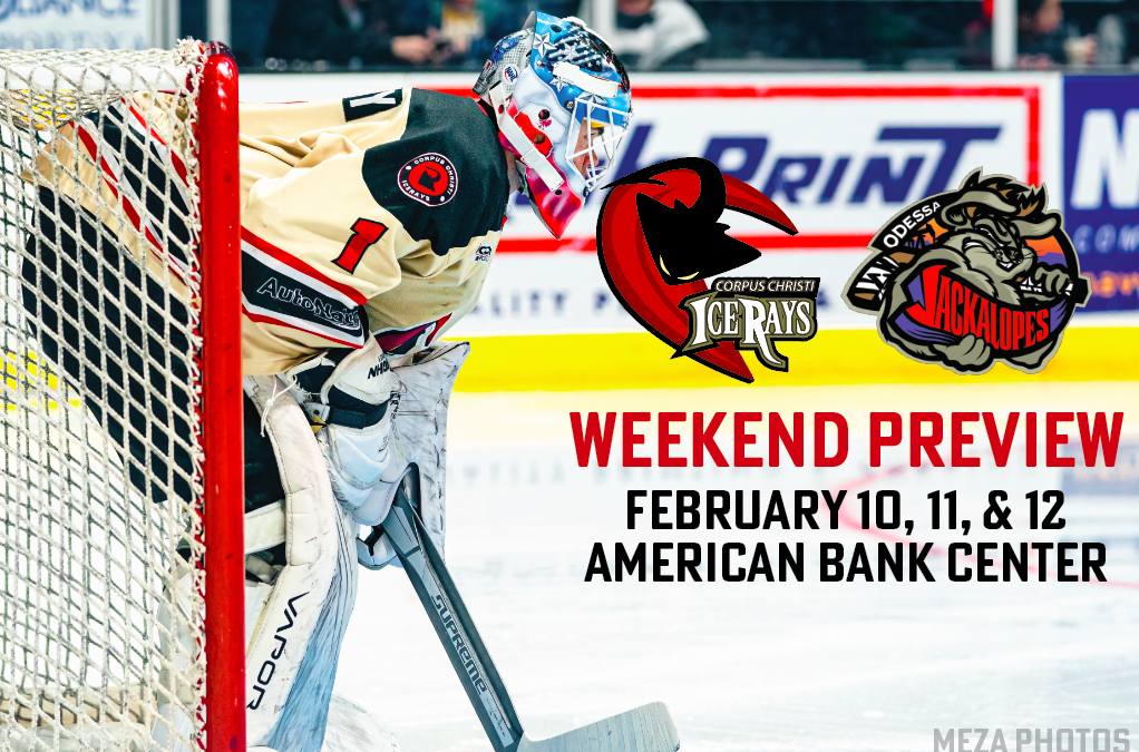 Weekend Preview: IceRays to Start Three Game Home Series Against Odessa