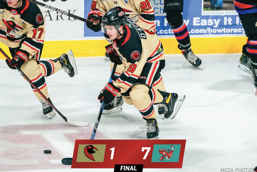 IceRays Fall 7-1 Against Shreveport