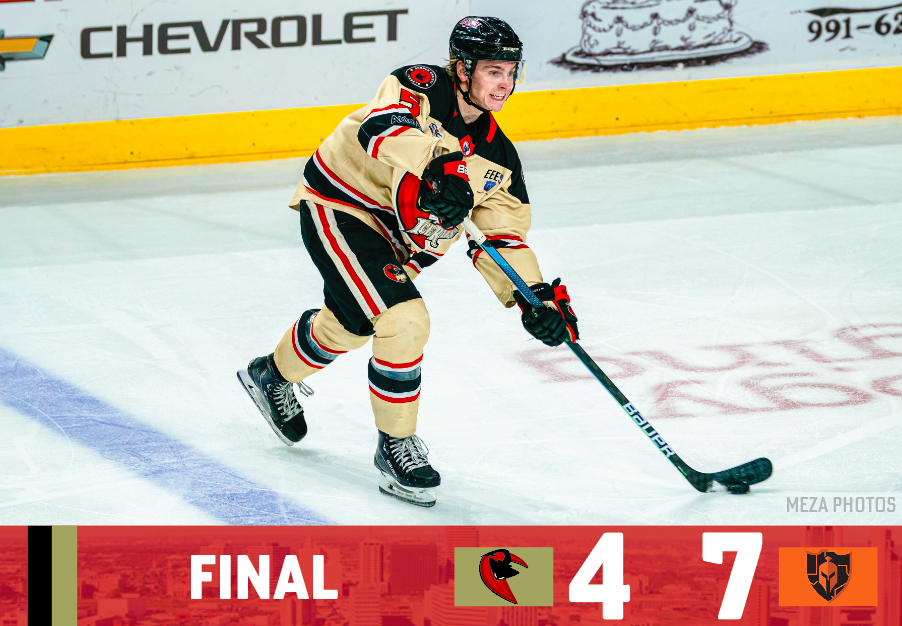 IceRays Lose High Scoring Contest Against Wichita Falls 7-4