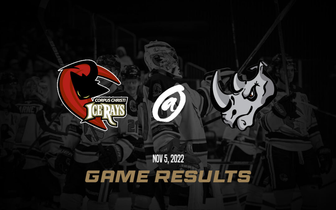 Goal Frenzy Game Ends With IceRays Losing 6-5 in Overtime