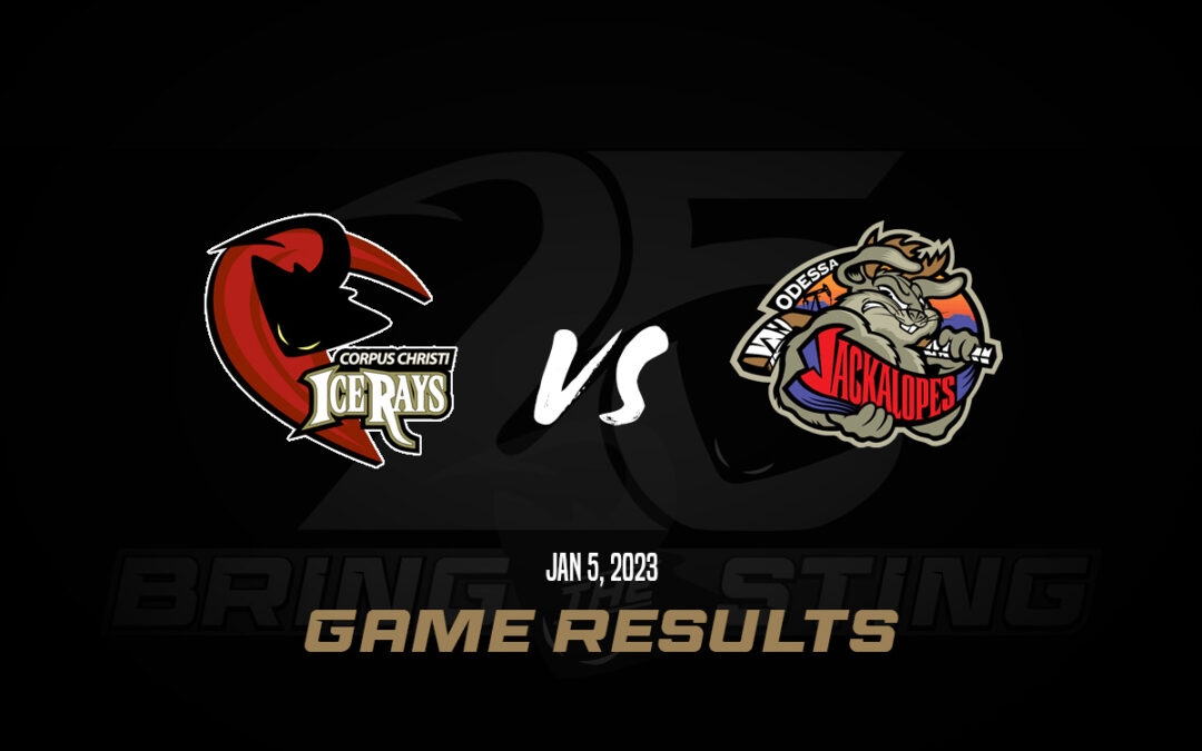 IceRays’ First Game of 2023 Spoiled by Jackalopes