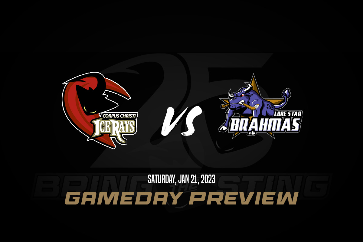 Jan 21- Game Day Preview- IceRays vs. Brahmas