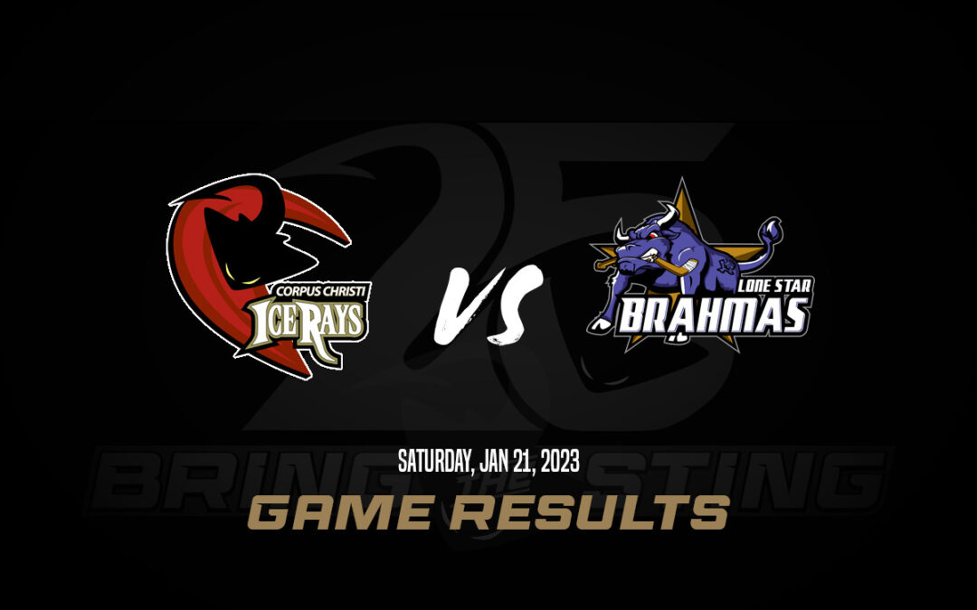 Take Out the Brooms— IceRays tame Brahmas 5-2 in Weekend Sweep