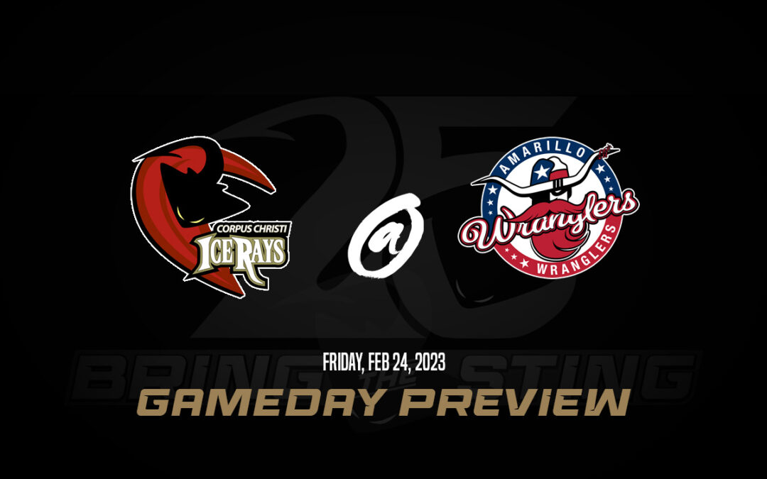 IceRays Make First Trip to Amarillo, Look for Second Win Vs. Wranglers
