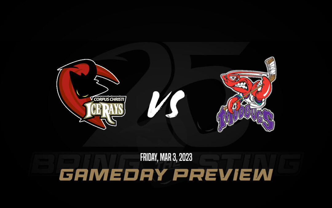 IceRays Prepare to Joust with Mudbugs in Weekend Series