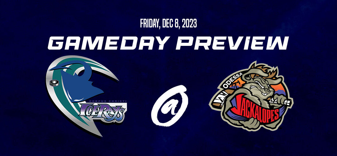 Corpus Christi IceRays To Face Odessa Jackalopes On Road For Weekend Series