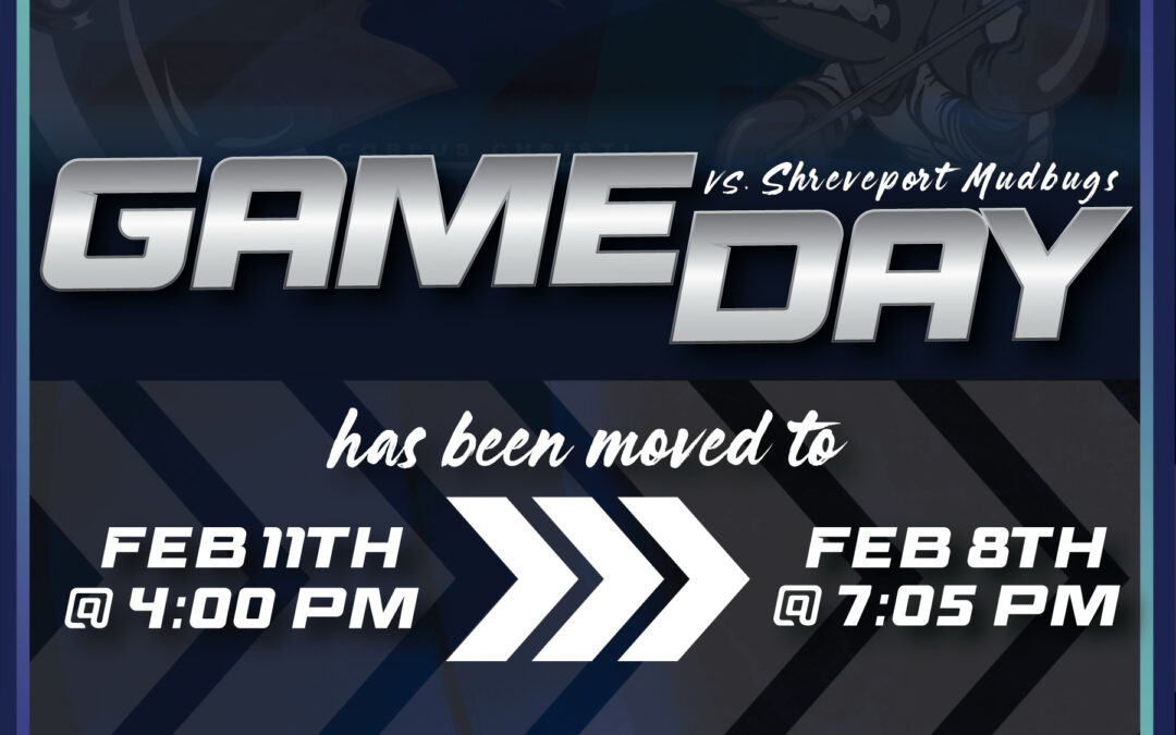 IceRays Announce A Change In The Schedule For Three-Game Series Against Shreveport At American Bank Center