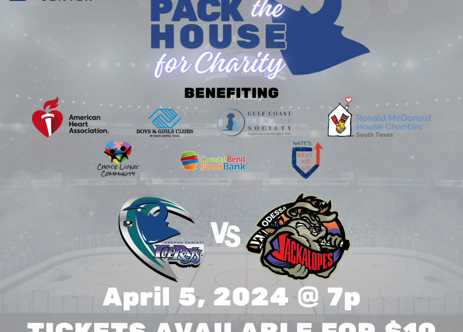 Corpus Christi IceRays To Host Pack The House For Charity Night: A Night Of Giving Back