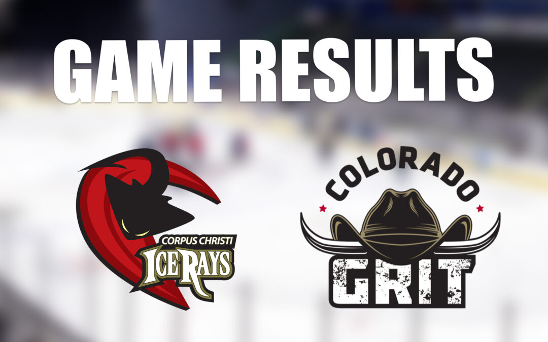 Pierson Sobush Hat Trick Lifts IceRays over Grit 4-2