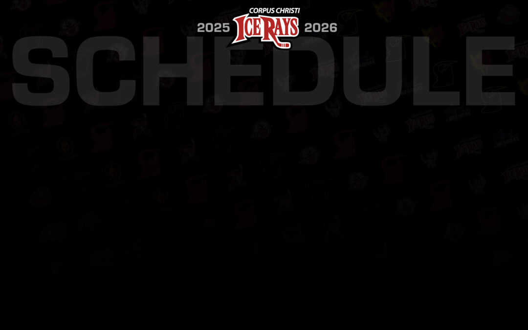 ICERAYS ANNOUNCE 2025-26 SEASON SCHEDULE