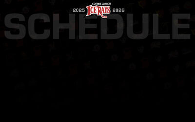 ICERAYS ANNOUNCE 2025-26 SEASON SCHEDULE