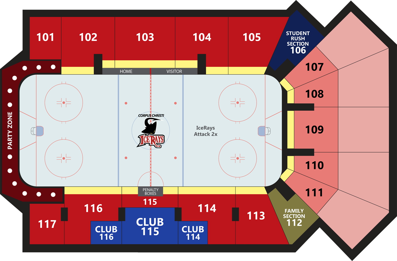 2025-26 Tickets Seating Chart
