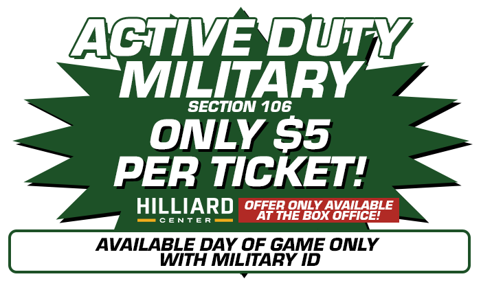 Active Duty Military - Tickets Only $5!