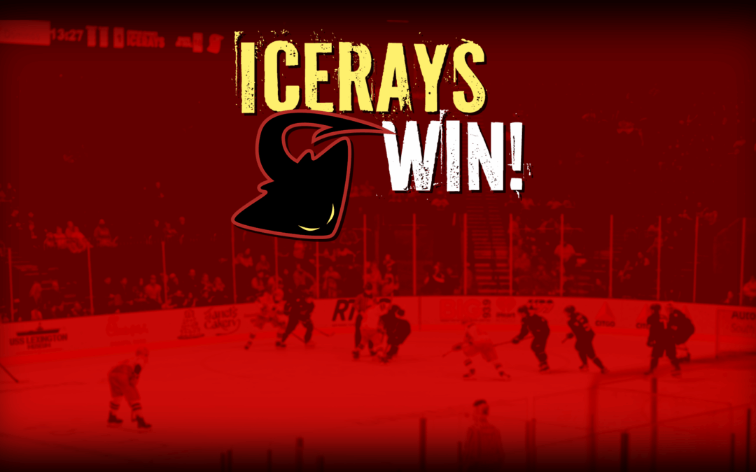 SWIFT STRIKES IN OVERTIME AS ICERAYS SWEEP WRANGLERS IN AMARILLO