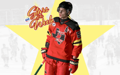 DEFENSEMAN SAM TROUTWINE NAMED SOUTH DIVISION 3rd STAR OF THE WEEK