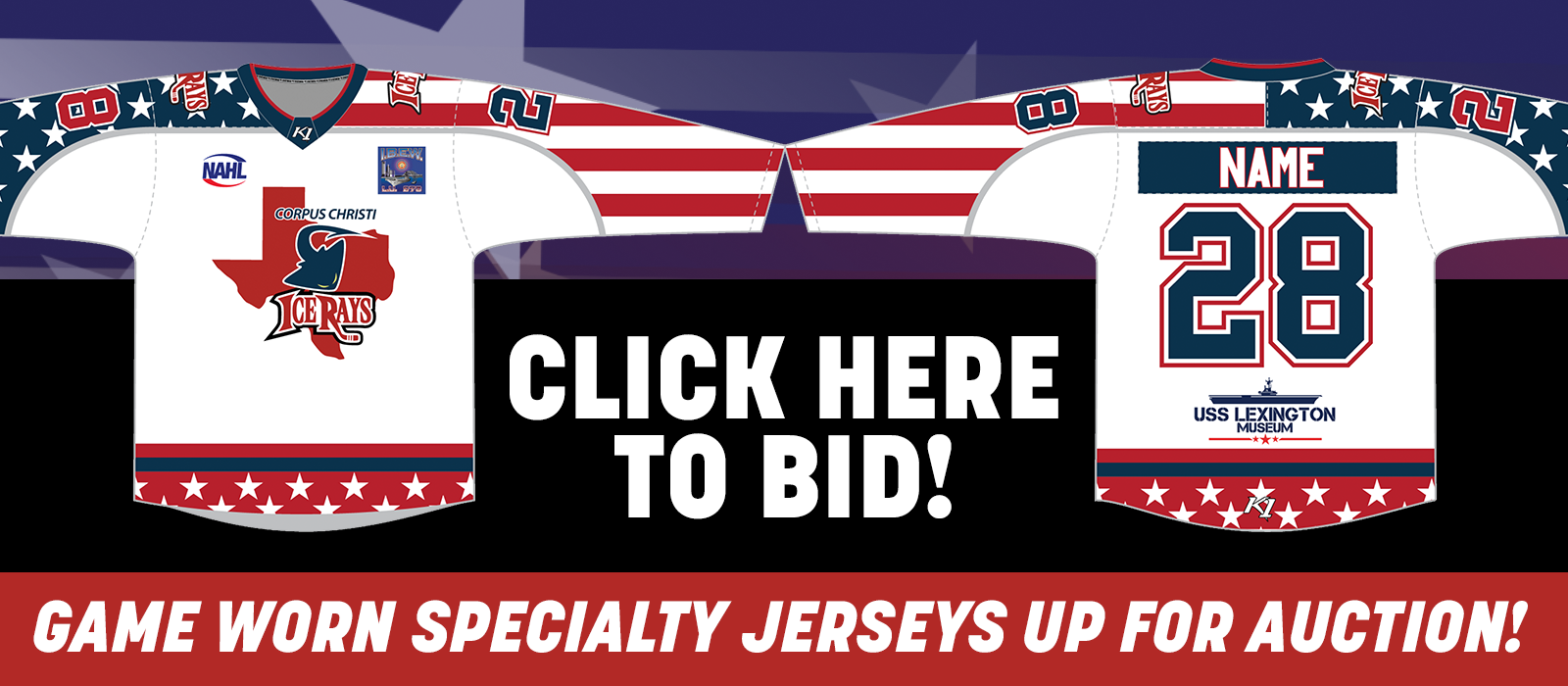 GAME WORN SPECIALTY JERSEYS UP FOR AUCTION! Click here to bid!