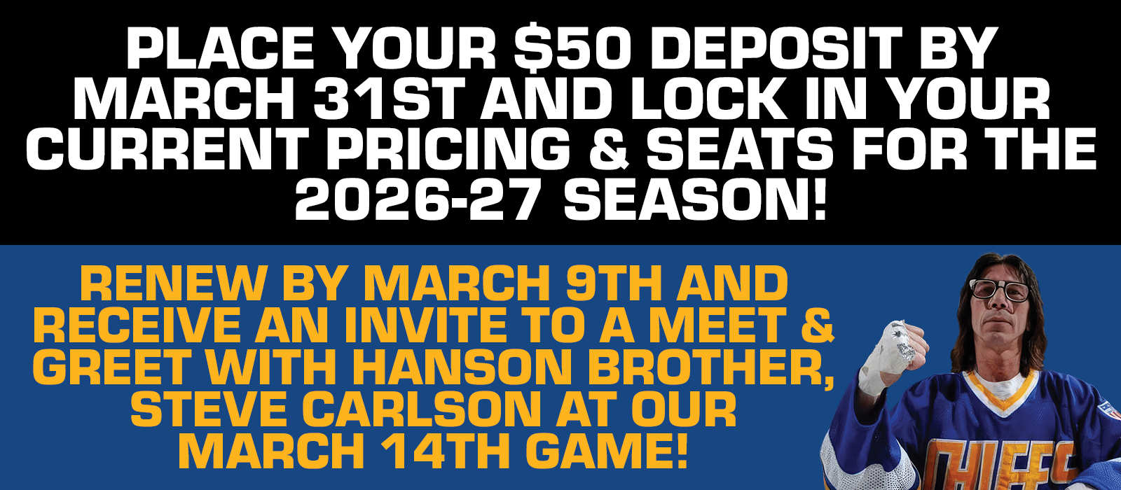 2026-27 Early Bird Season Ticket Renewals