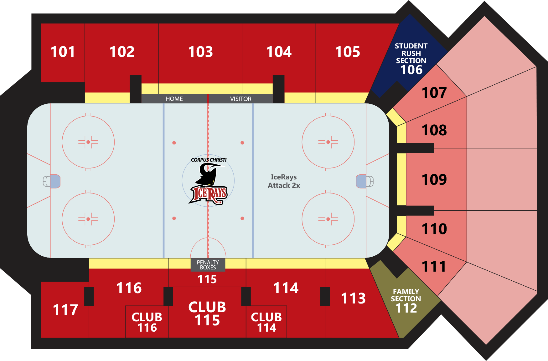 2026-27 Season Tickets Seating