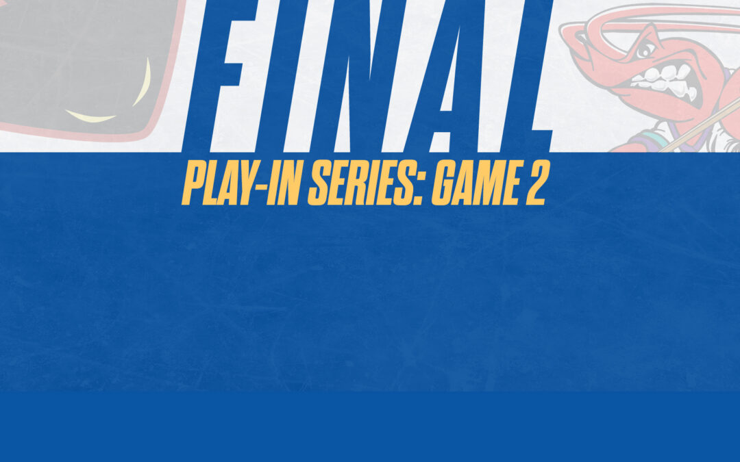 ICERAYS SEASON ENDS IN 4-1 LOSS TO MUDBUGS SATURDAY NIGHT