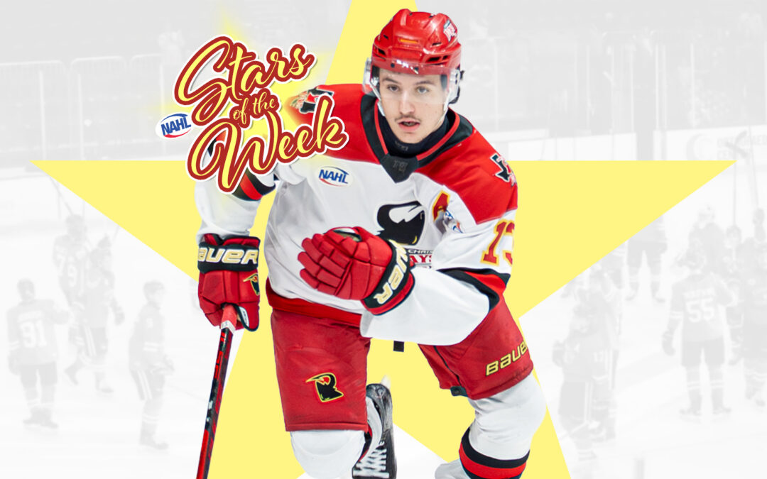 ICERAYS FORWARD NICK SINANI NAMED SOUTH DIVISION STAR OF THE WEEK