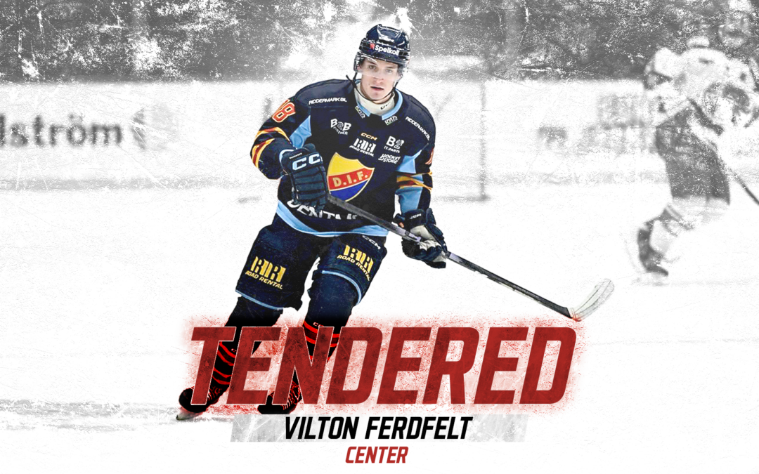 Corpus Christi IceRays Tender Forward Vilton Ferdfelt for Upcoming Season
