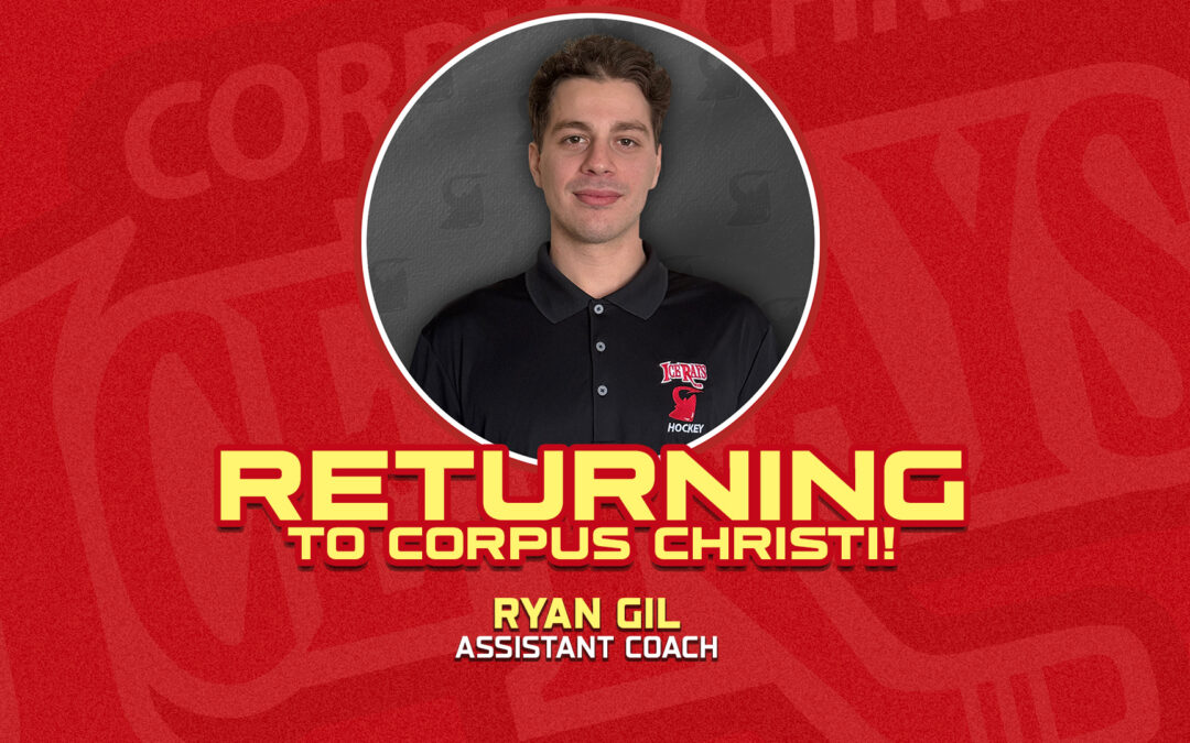 IceRays Welcome Back Ryan Gil as Assistant Coach for 2026-27 Season