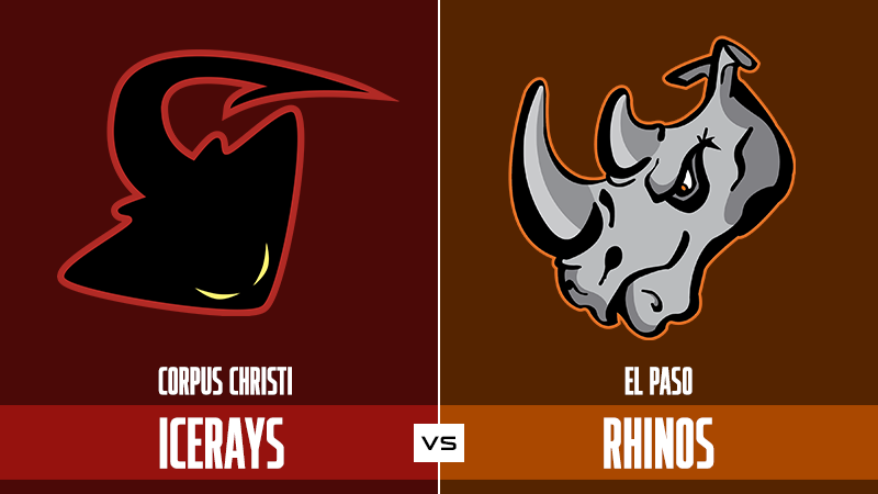 Corpus Christi IceRays vs El Paso Rhinos