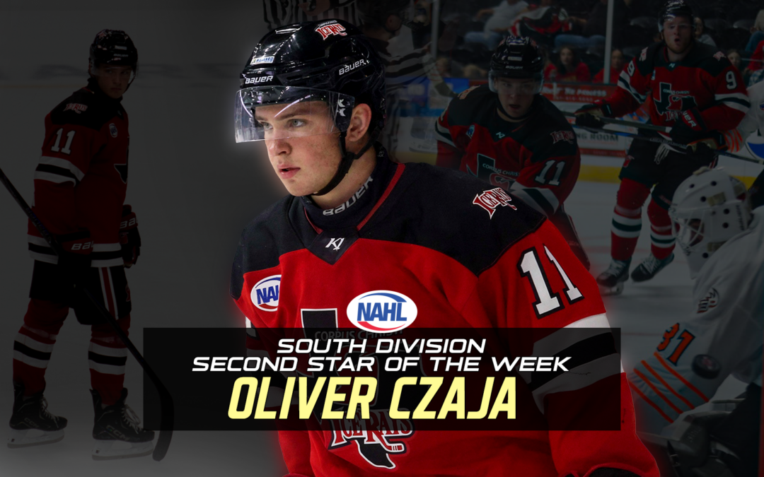 Oliver Czaja Named NAHL South Division Second Star of the Week