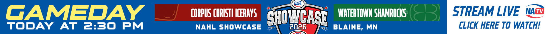 Click Here to Watch the IceRays in the NAHL Showcase - LIVE!